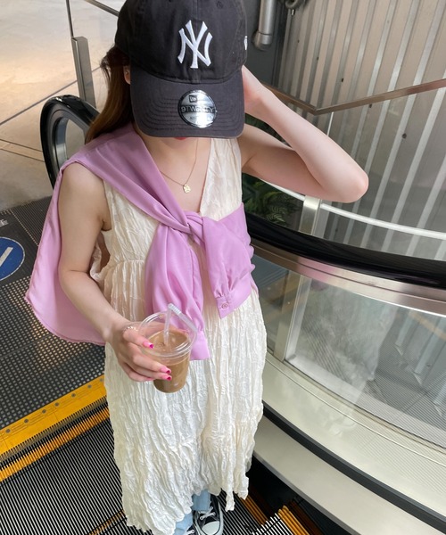 WEGO（ウィゴー）の「WEGO/【一部店限定】ワッシャーロングワンピース（ワンピース・レディース・ブラック/その他1・FREE）」の9枚目の写真