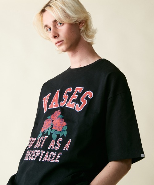 【セール】rehacer : The Vases On Wide Body / ザ ベイスズ オン ワイドボディー（Tシャツ/カットソー）｜rehacer（レアセル）