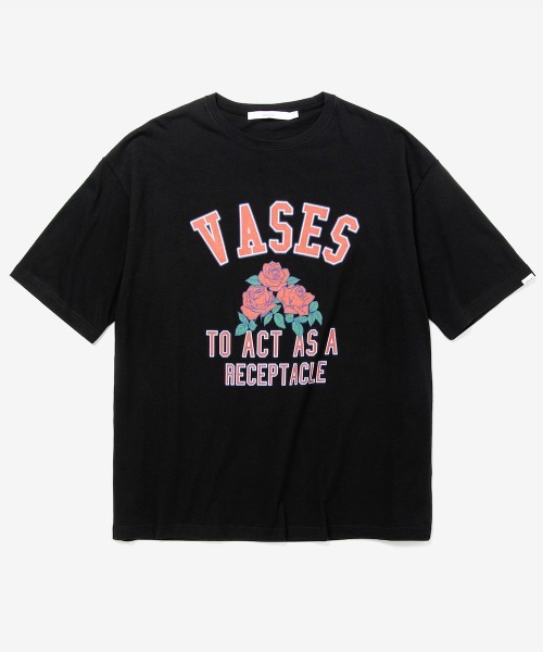 rehacer(レアセル)の「rehacer : The Vases On Wide Body / ザ ベイスズ オン ワイドボディー(Tシャツ/カットソー・メンズ・ホワイト/ブラック・LARGE/X-LARGE/MEDIUM/SMALL)」の6枚目の写真