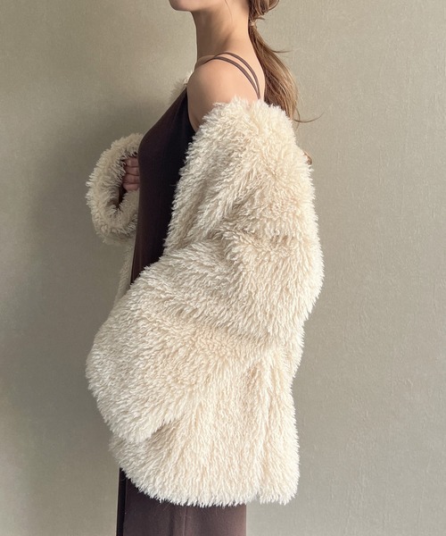 knit Jemade（ニットジェメイド）の「ニットタイトキャミワンピース（ワンピース・レディース・カーキ/ブラック/ブラウン・FREE）」の8枚目の写真