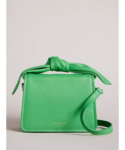 Ted Baker（テッドベーカー）の「NIYAH ソフトレザー　リボン ミニ クロスボディバッグ（ショルダーバッグ・レディース・ピンク/ブラック/ホワイト/グリーン・O/S）」の4枚目の写真