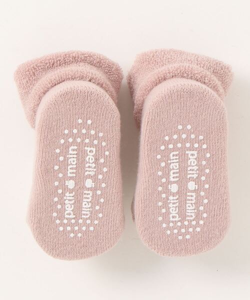 petit main（プティマイン）の「アニマルモチーフカップソックス（ベビーシューズ/ベビーソックス・キッズ・ライトピンク/アイボリー/ネイビー・9-11cm/11-13cm）」の9枚目の写真