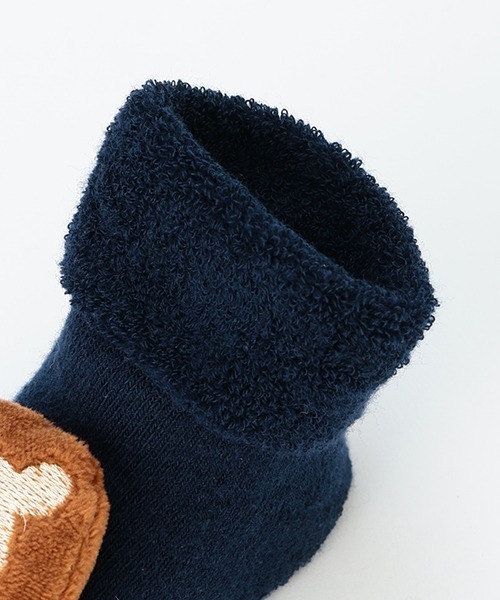 petit main（プティマイン）の「アニマルモチーフカップソックス（ベビーシューズ/ベビーソックス・キッズ・ライトピンク/アイボリー/ネイビー・9-11cm/11-13cm）」の6枚目の写真