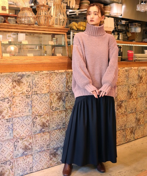 CLEIO（クレイオ）の「【CLEIO】モールヤーンタートルネックニット