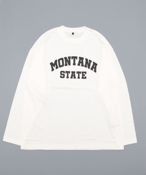 coca（coca）（コカ）の「メンズカレッジロゴロンT（Tシャツ/カットソー・メンズ・ネイビー/ホワイト/ブラック/ダークグリーン・M/L）」の6枚目の写真