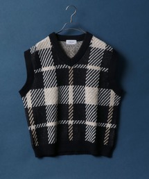 ANPAS | Total Pattern Knit Vest/総柄 ニットルーズベスト(ベスト)