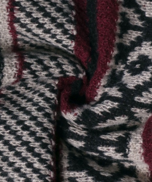 ANPAS（アンパス）の「Total Pattern Knit Vest/総柄 ニットルーズベスト（ベスト・メンズ・レッド系その他/ブラック系その他3/ブラック系その他/ブラック系その他2/ブラウン系その他/グリーン系その他・LL/M/L）」の20枚目の写真
