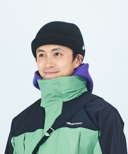 karrimor（カリマー）の「shallow beanie（ニットキャップ/ビーニー・メンズ・チャコール/ブラック/パープル/ライトベージュ・ONESIZE）」の6枚目の写真