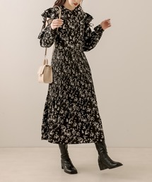 OLIVE des OLIVE | 肩あきプリーツワンピース(ワンピース)