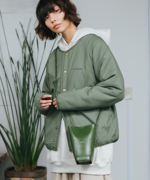 YAHKI(ヤーキ)の「YAHKI/ヤーキ W FACE BAG ハンドバック(ハンドバッグ・メンズ・ブラック/ベージュ/グリーン・ONE SIZE)」の1枚目の写真