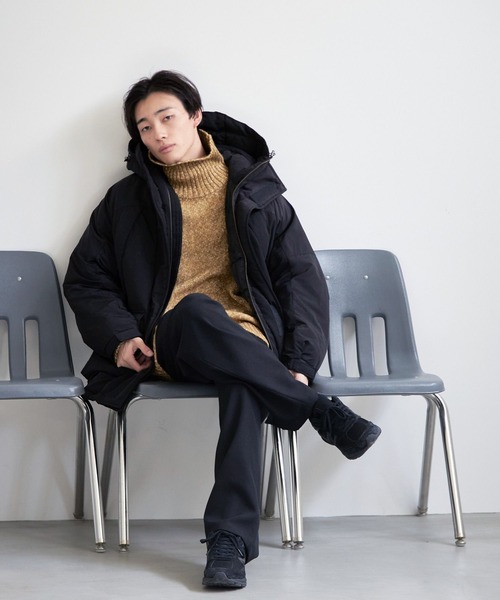 LOWRYS FARM(ローリーズファーム)の「エアサーマルマウンテンパーカー 344500(マウンテンパーカー・メンズ・アイボリー/ブラック・MEDIUM/LARGE)」の18枚目の写真