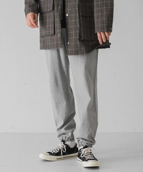 SENSE OF PLACE by URBAN RESEARCH（センスオブプレイスバイアーバンリサーチ）の「ヘビーウエイトジョグパンツ（その他パンツ・メンズ・ブラック/グレー・MEDIUM/LARGE）」の3枚目の写真