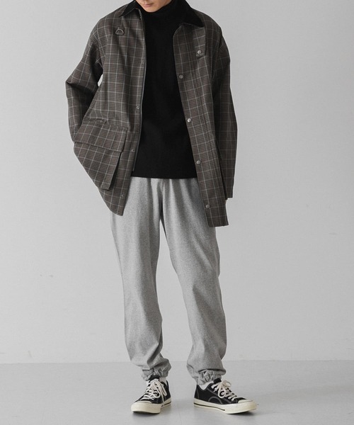 SENSE OF PLACE by URBAN RESEARCH（センスオブプレイスバイアーバンリサーチ）の「ヘビーウエイトジョグパンツ（その他パンツ・メンズ・ブラック/グレー・MEDIUM/LARGE）」の5枚目の写真