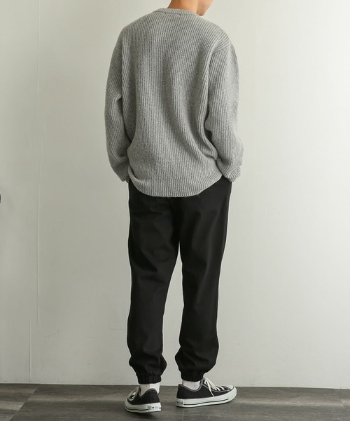 SENSE OF PLACE by URBAN RESEARCH（センスオブプレイスバイアーバンリサーチ）の「ヘビーウエイトジョグパンツ（その他パンツ・メンズ・ブラック/グレー・MEDIUM/LARGE）」の11枚目の写真