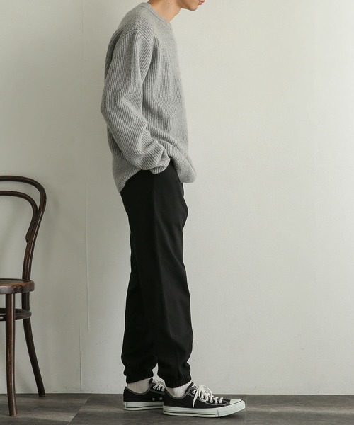 SENSE OF PLACE by URBAN RESEARCH（センスオブプレイスバイアーバンリサーチ）の「ヘビーウエイトジョグパンツ（その他パンツ・メンズ・ブラック/グレー・MEDIUM/LARGE）」の12枚目の写真