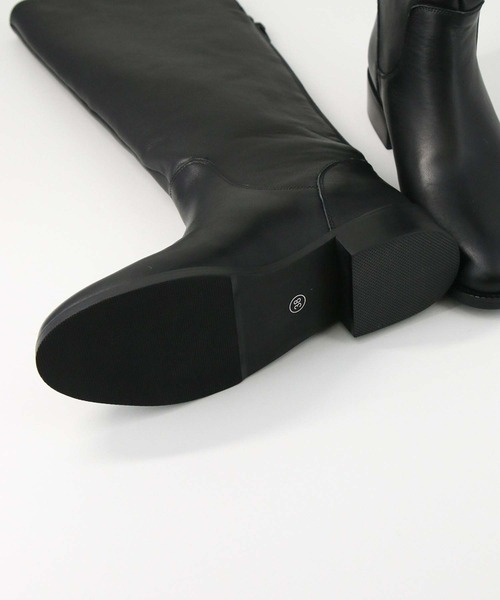 REMME（レメ）の「Ｂスリットレザーロングブーツ（ブーツ・レディース・ブラック・37/38/36）」の9枚目の写真