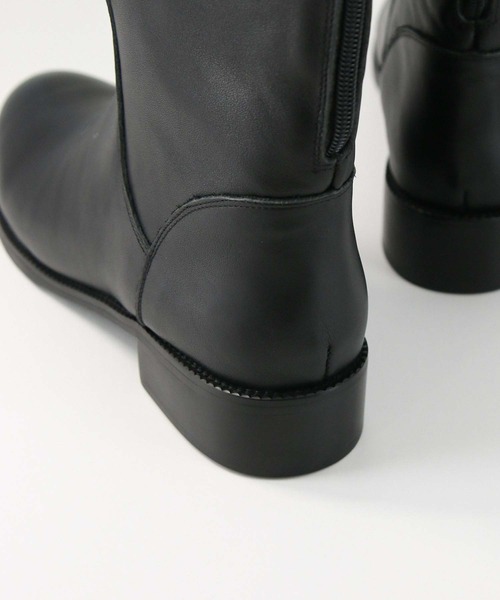 REMME（レメ）の「Ｂスリットレザーロングブーツ（ブーツ・レディース・ブラック・37/38/36）」の11枚目の写真