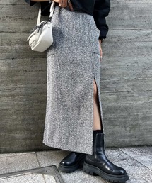 PAGEBOY | ミリタリーツイードナロースカート(スカート)
