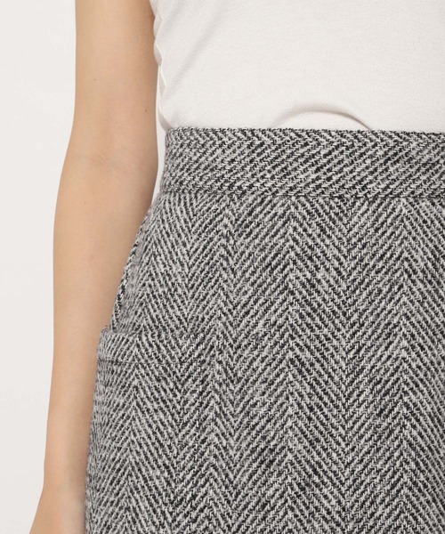 PAGEBOY（ページボーイ）の「ミリタリーツイードナロースカート（スカート・レディース・ブラック/ベージュ/ターコイズブルー・FREE）」の19枚目の写真