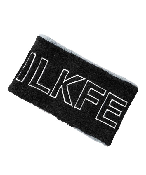MILKFED.（ミルクフェド）の「LOGO BOA NECK WARMER（ネックウォーマー/スヌード・レディース・ベージュ/ホワイト/ブラック・ONE SIZE）」の3枚目の写真