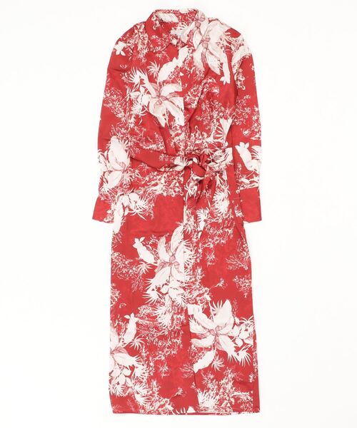 Guess（ゲス）の「Eco Dorothee Dress ワンピース ドレス（ワンピース・レディース・レッド・X-SMALL/SMALL/MEDIUM）」の2枚目の写真