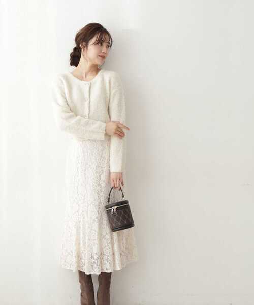 PROPORTION BODY DRESSING（プロポーションボディドレッシング）の「＜Ｅ＞レースマーメイドスカート / 1212227100（スカート・レディース・ピンク/ブラウン/ホワイト系その他・MEDIUM/SMALL）」の12枚目の写真