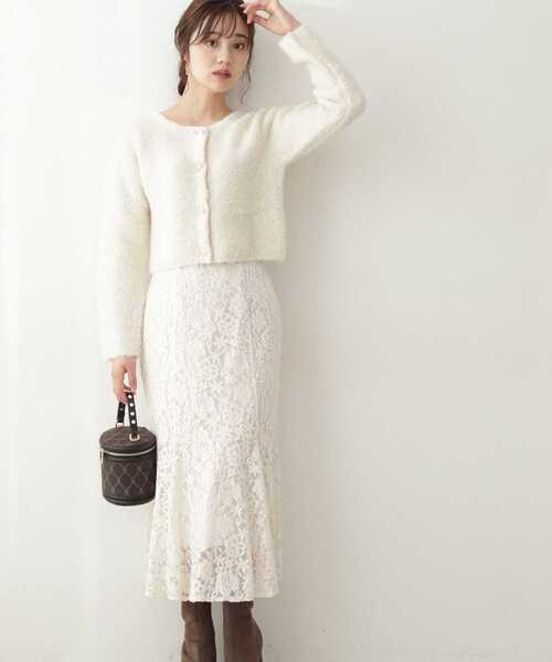 PROPORTION BODY DRESSING（プロポーションボディドレッシング）の「＜Ｅ＞レースマーメイドスカート / 1212227100（スカート・レディース・ピンク/ブラウン/ホワイト系その他・MEDIUM/SMALL）」の13枚目の写真