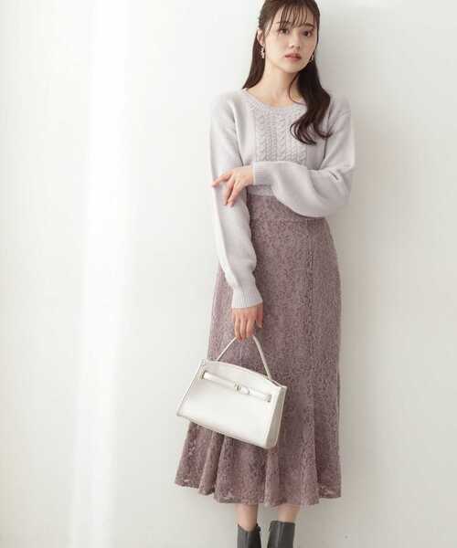 PROPORTION BODY DRESSING（プロポーションボディドレッシング）の「＜Ｅ＞レースマーメイドスカート / 1212227100（スカート・レディース・ピンク/ブラウン/ホワイト系その他・MEDIUM/SMALL）」の19枚目の写真