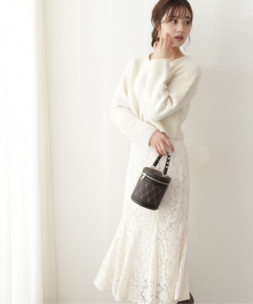 PROPORTION BODY DRESSING（プロポーションボディドレッシング）の「＜Ｅ＞レースマーメイドスカート / 1212227100（スカート・レディース・ピンク/ブラウン/ホワイト系その他・MEDIUM/SMALL）」の7枚目の写真