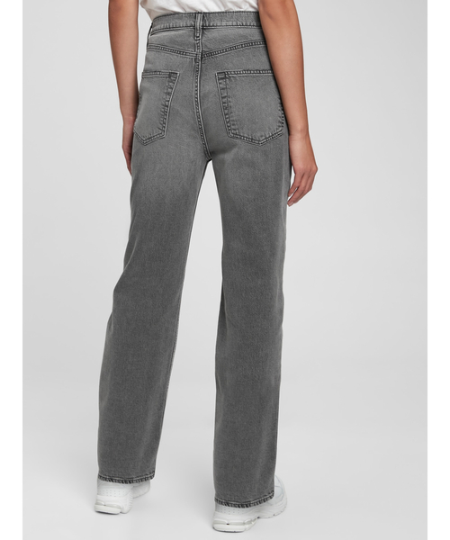 GAP（ギャップ）の「ウォッシュウェル(TM) ハイライズ オーガニックコットン '90S ルーズデニム（デニムパンツ・レディース・ブラック・24/25/27/26/29/28/30/23）」の2枚目の写真
