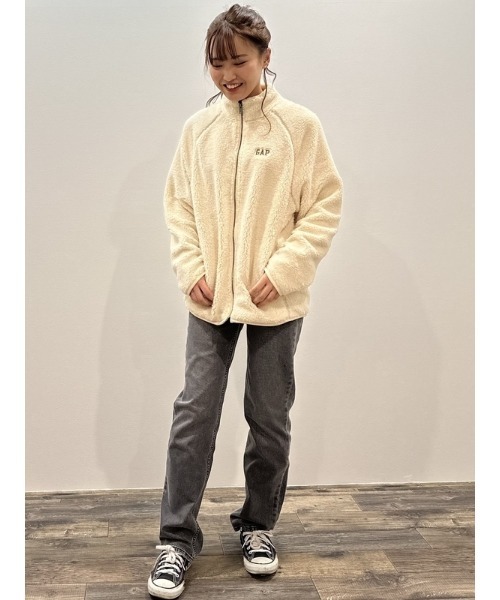 GAP（ギャップ）の「ウォッシュウェル(TM) ハイライズ オーガニックコットン '90S ルーズデニム（デニムパンツ・レディース・ブラック・24/25/27/26/29/28/30/23）」の5枚目の写真