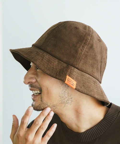 BAYFLOW(ベイフロー)の「【KRIFF MAYER(クリフメイヤー)】別注コーデュロイメトロハット(ハット・メンズ・カーキ/ブラウン/ブラック・FREE)」の3枚目の写真