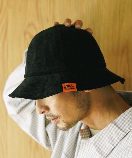 BAYFLOW(ベイフロー)の「【KRIFF MAYER(クリフメイヤー)】別注コーデュロイメトロハット(ハット・メンズ・カーキ/ブラウン/ブラック・FREE)」の2枚目の写真