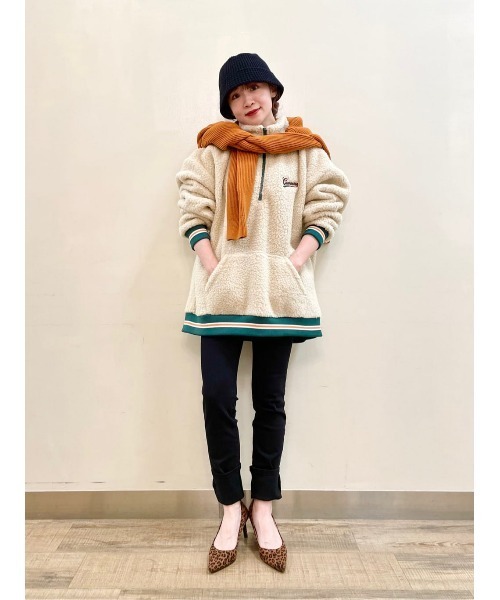 セール】【CONVERSE】ボアハーフジップ（スウェット）｜CONVERSE