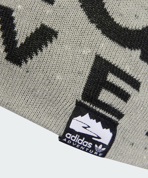 adidas(アディダス)の「アディダス アドベンチャー ビーニー / アディダスオリジナルス adidas Originals(ニットキャップ/ビーニー・メンズ・グレー/グリーン・MEDIUM/LARGE/X-LARGE)」の4枚目の写真