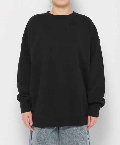 PAGEBOY（ページボーイ）の「WEB限定アイテム / BIGシルエット裏毛プルオーバー（スウェット・レディース・ブラック/ピンク/ブルー/グリーン/オートミール・FREE）」の8枚目の写真