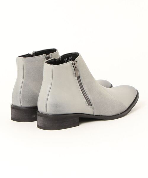 NICOLE CLUB FOR MEN(ニコルクラブフォーメン)の「パネル切替ブーツ(ブーツ・メンズ・ブラック/グレー系・26.5cm/27.5cm/25.5cm)」の3枚目の写真