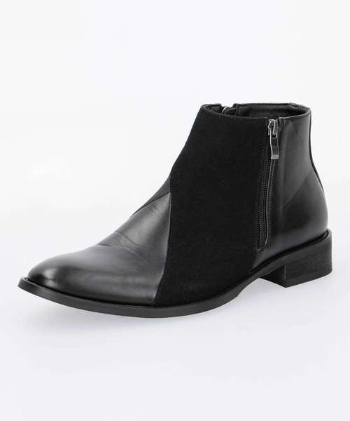 NICOLE CLUB FOR MEN(ニコルクラブフォーメン)の「パネル切替ブーツ(ブーツ・メンズ・ブラック/グレー系・26.5cm/27.5cm/25.5cm)」の10枚目の写真