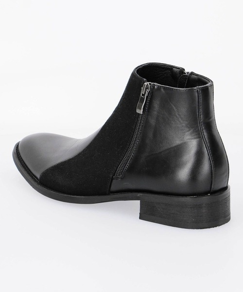 NICOLE CLUB FOR MEN(ニコルクラブフォーメン)の「パネル切替ブーツ(ブーツ・メンズ・ブラック/グレー系・26.5cm/27.5cm/25.5cm)」の8枚目の写真