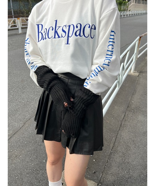 WC(ダブル シー)の「ダメージアームカバー(アームカバー・レディース・ホワイト/ブラック・FREE)」の6枚目の写真