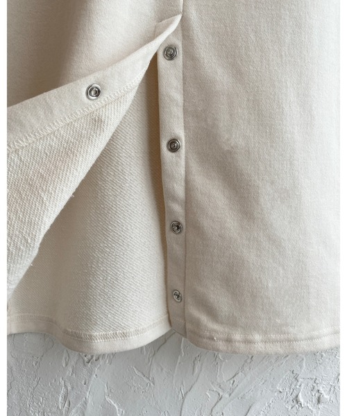 She's Closet(シーズクローゼット)の「2WAYホックデザインロングナロースウェットスカート(スカート・レディース・ブラック/ブラウン/グリーン/アイボリー・FREE)」の12枚目の写真