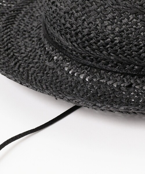 Ray BEAMS（レイビームス）の「Ray BEAMS / 透編み ペーパー ブリム ハット（ハット・レディース・ナチュラル/ブラック・ONE SIZE）」の22枚目の写真