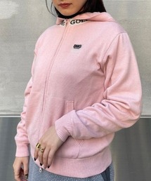 BEAMS GOLF（ビームスゴルフ）の「〈WOMEN〉BEAMS GOLF ORANGE LABEL / BMGロゴ 裏付きニットパーカー（パーカー）」