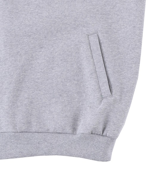 Figments（フィグメンツ）の「裏起毛ビッグZIPパーカー（パーカー・レディース・ネイビー/ライトグレー/ブラック/杢グレー・LARGE/X-LARGE）」の9枚目の写真