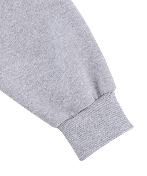 Figments（フィグメンツ）の「裏起毛ビッグZIPパーカー（パーカー・レディース・ネイビー/ライトグレー/ブラック/杢グレー・LARGE/X-LARGE）」の10枚目の写真