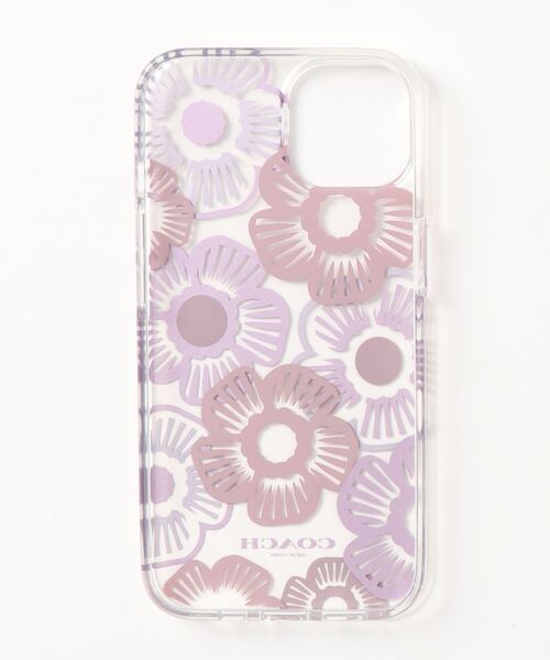 COACH(コーチ)の「IPHONE 14 ケース・ティー ローズ(スマホケース/カバー・レディース・パープル系その他・ONE)」の5枚目の写真