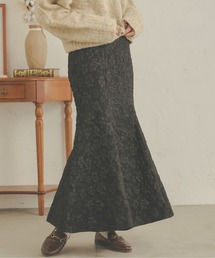 Ambre Neige | 着映えスカート。花柄ジャガードマーメイドスカート／【WEB/EC限定商品】(スカート)