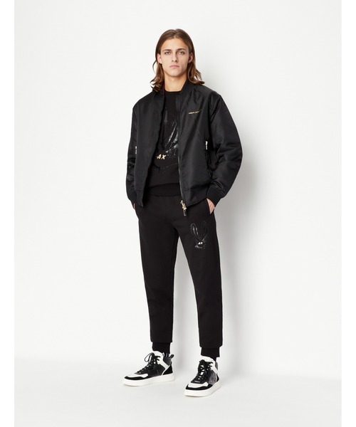 関送込♪ARMANI EXCHANGE/ロゴ スウェットパンツ ARMANI EXCHANGE（アルマーニエクスチェンジ）の「【A|X