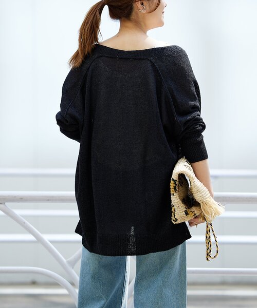 【23SS】JOURNAL STANDARD ペーパーヤーンVネックカーディガン 23SS】JOURNAL STANDARD ペーパーヤーンVネックカーディガン