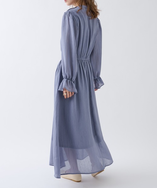 COLONY 2139（コロニートゥーワンスリーナイン）の「肩パールプリーツワンピース（ワンピース・レディース・ブラック/グレー/ライトグレー・FREE）」の22枚目の写真